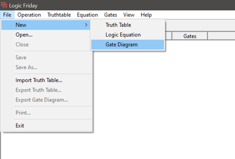 Creating new gate diagram with Log.ly